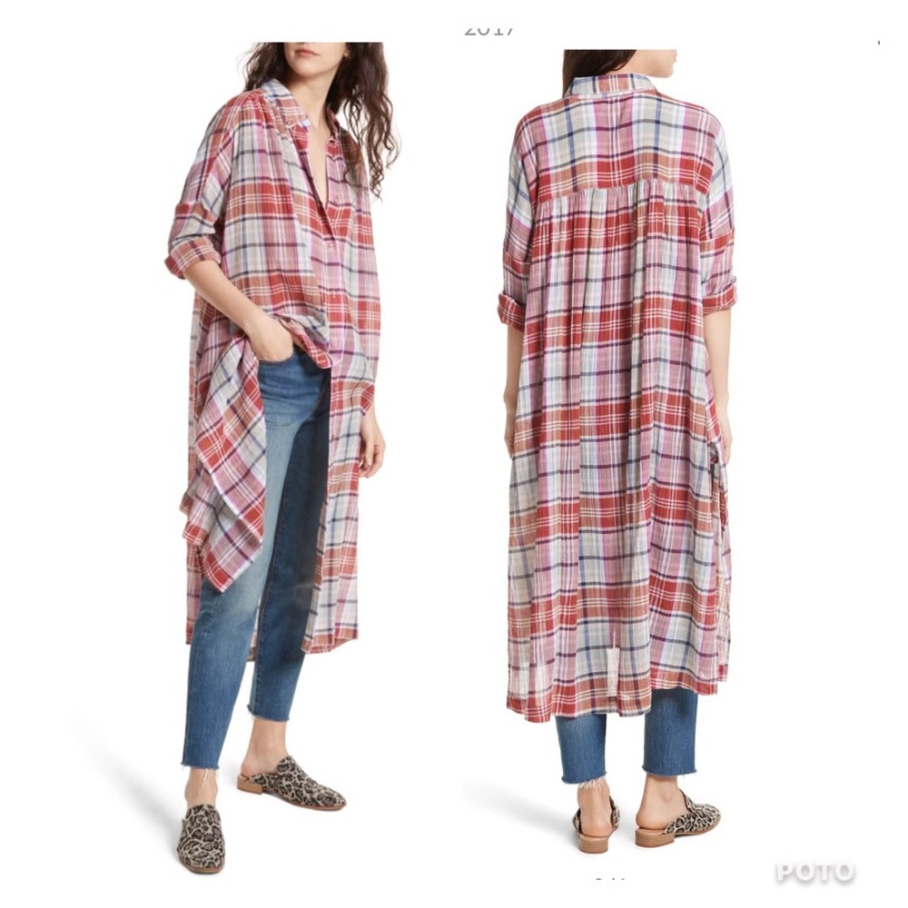 Free people by my side tunic dress medium